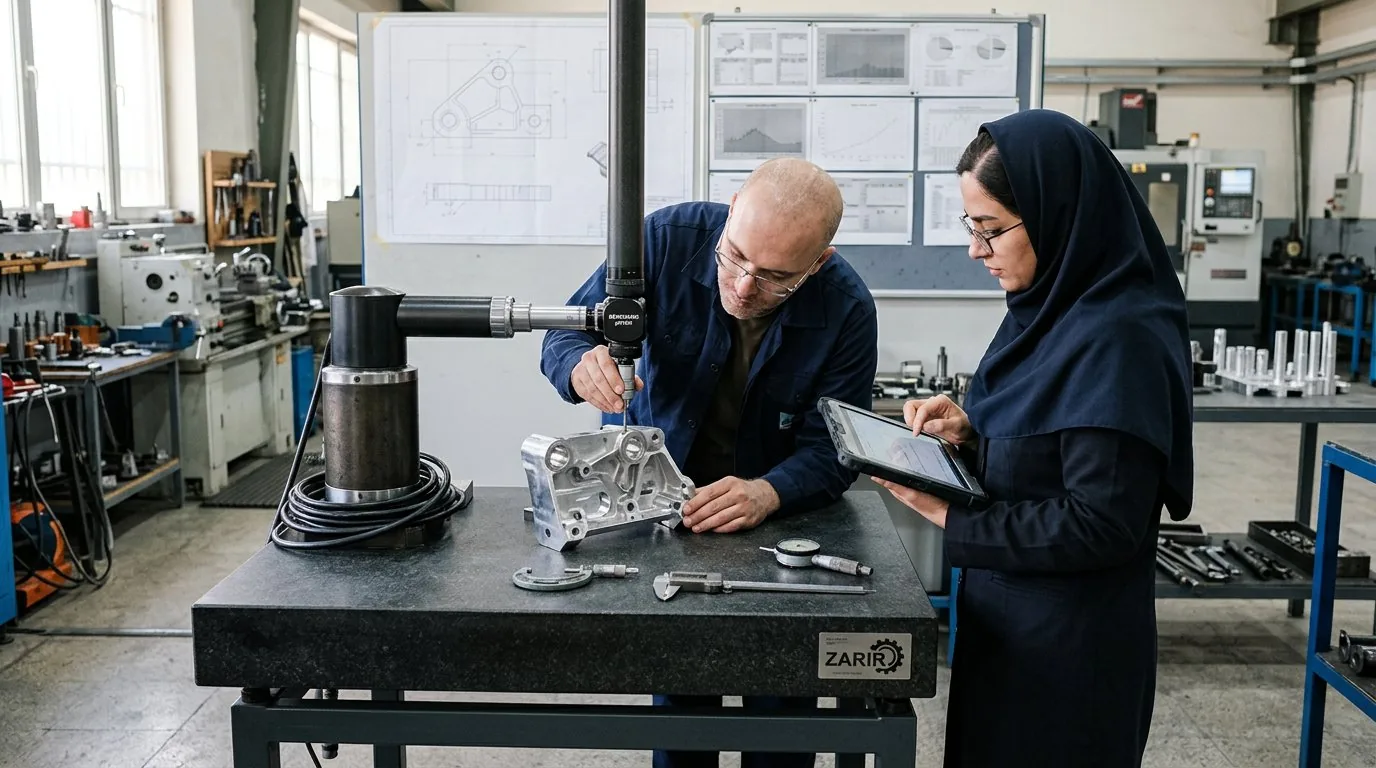 مسیر ساخت و کیفیت برای پروژهٔ WBS Parts Manufacturing Pack